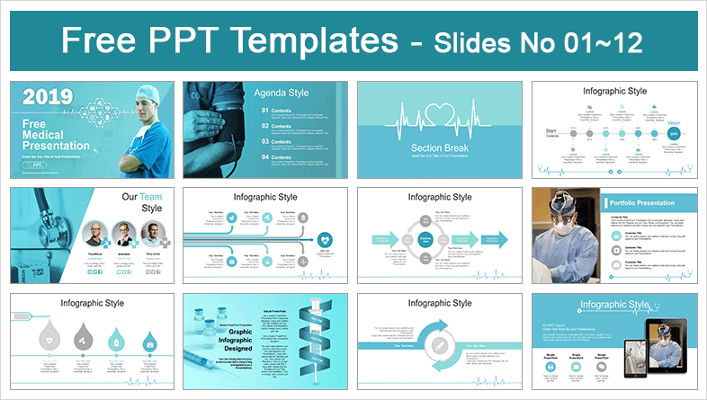  2019 Medical Plan PowerPoint Templates			 