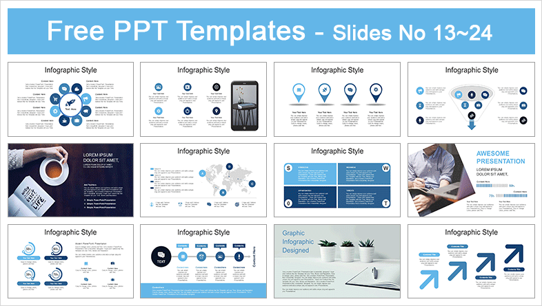  Abstract Dynamic Geometric PowerPoint Templates			 