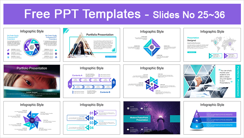  Abstract Geometric Triangle PowerPoint Templates			 