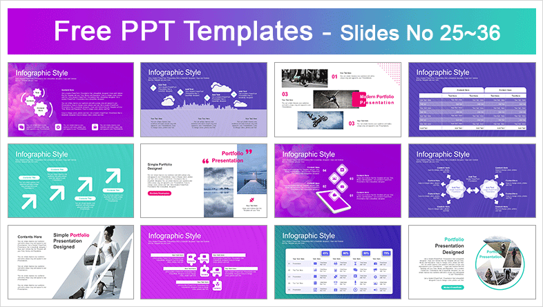  Abstract Modern Bubble PowerPoint Templates			 