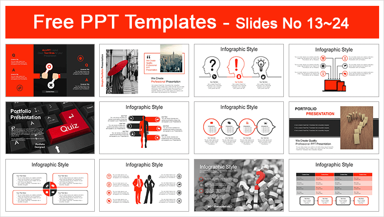  Abstract Question Mark PowerPoint Templates			 