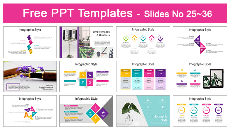  Abstract Stripes Lines PowerPoint Templates			 