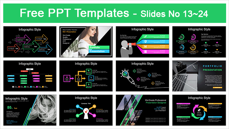  Abstract Wave Lines PowerPoint Templates			 