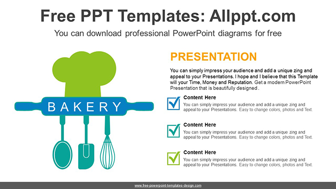  Bakery Logo PowerPoint Template			 