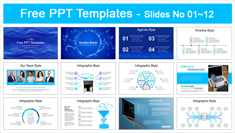  Big Data Algorithm PowerPoint Templates			 