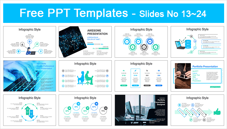  Big Data Algorithm PowerPoint Templates			 