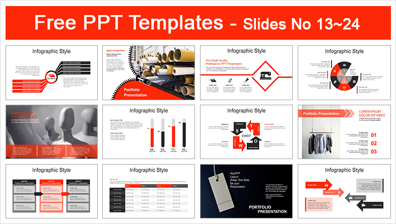  Black dummy measuring tape PowerPoint Templates			 