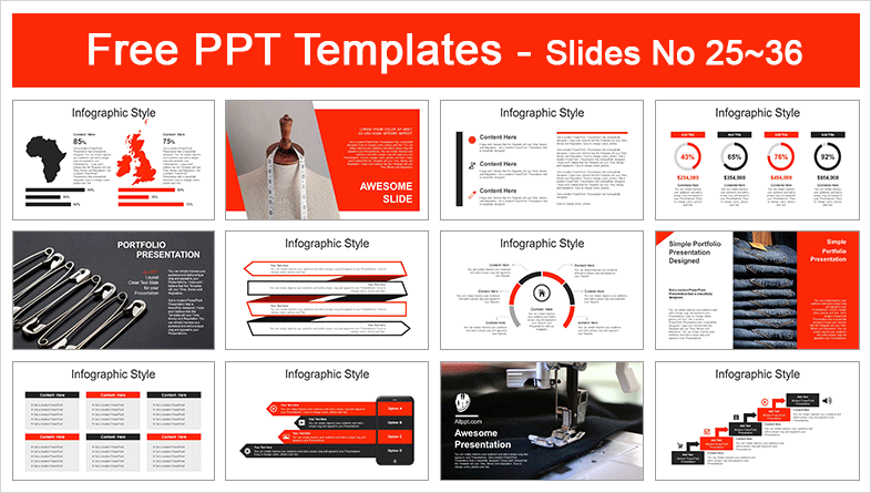  Black dummy measuring tape PowerPoint Templates			 