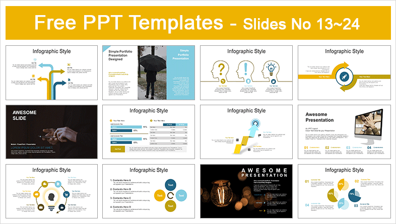  Business Ideas Light Bulbs PowerPoint Templates			 