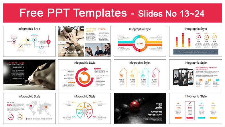  Businessman Target Marketing PowerPoint Templates 