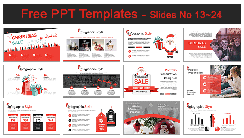  Christmas Sale PowerPoint Templates			 