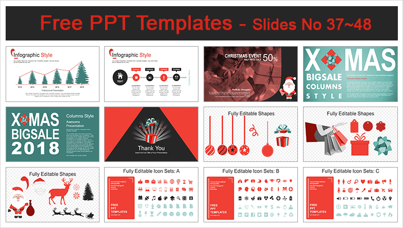  Christmas Sale PowerPoint Templates			 