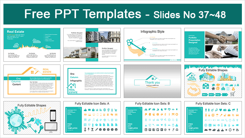  City Buildings Skyline PowerPoint Templates			 