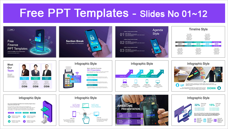  Contactless Payment PowerPoint Templates			 