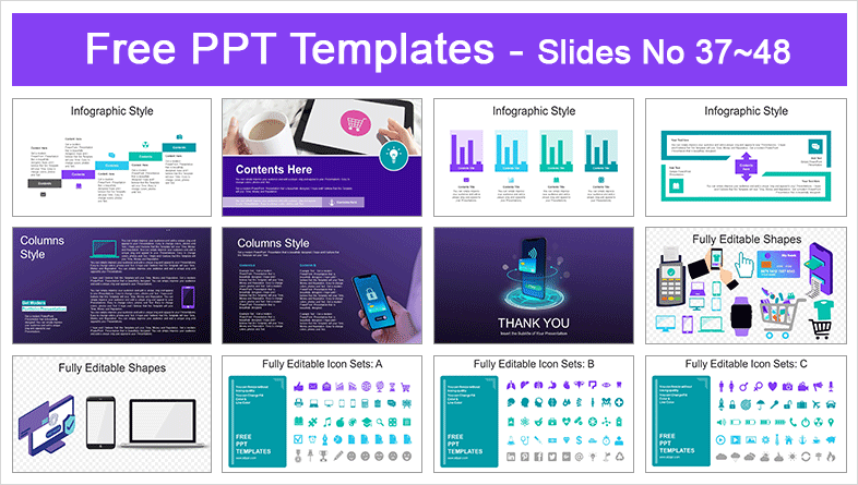  Contactless Payment PowerPoint Templates			 