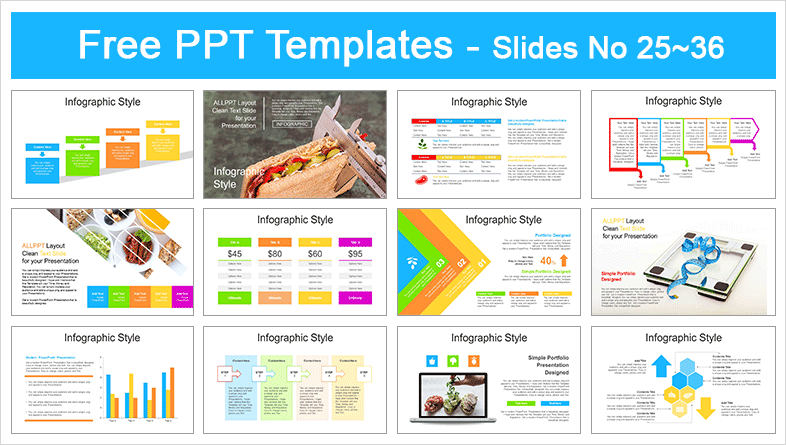  Diet Plan Nutritionist PowerPoint Templates			 