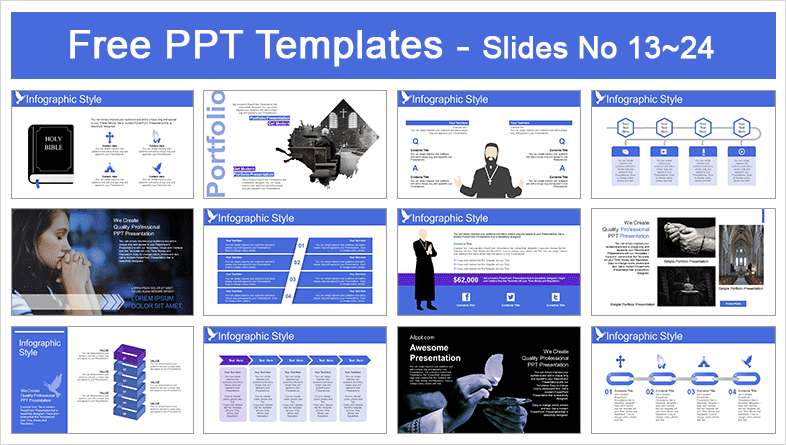  Dove Holy Spirit PowerPoint Templates			 