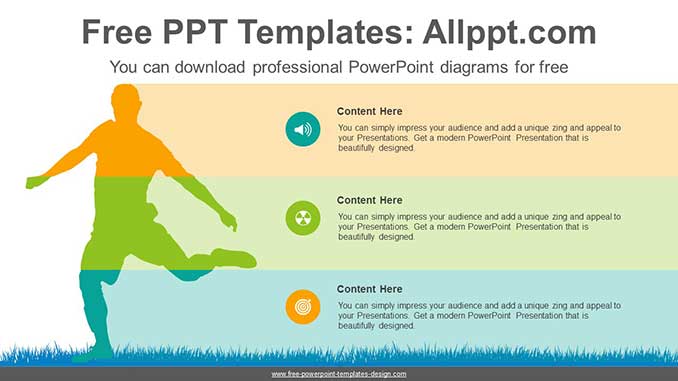  Dynamic Silhouette Banner PPT Diagram			 