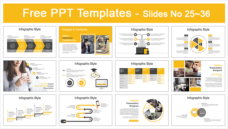  E-Learning PowerPoint Templates			 