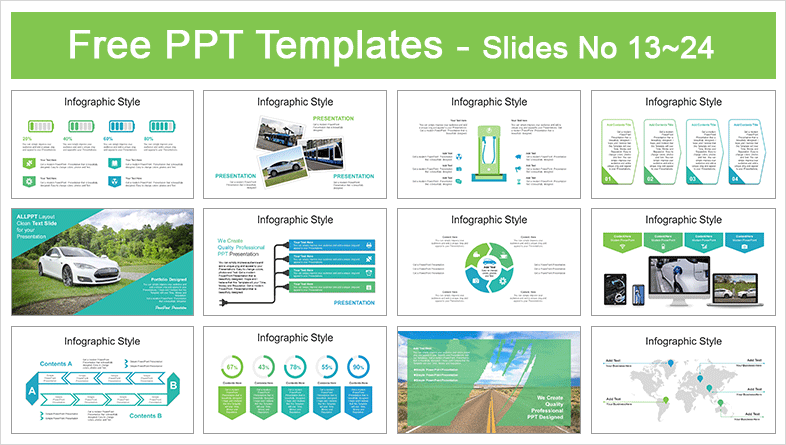  Eco Friendly Electric Energy PowerPoint Templates			 