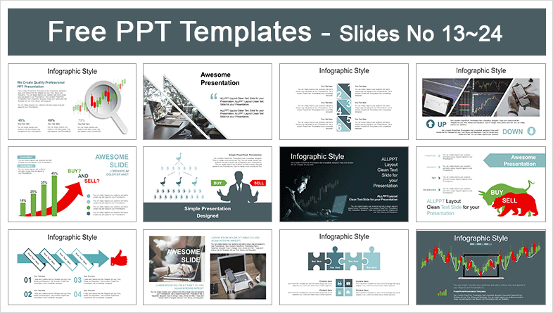  Economical Stock Market PowerPoint Templates			 