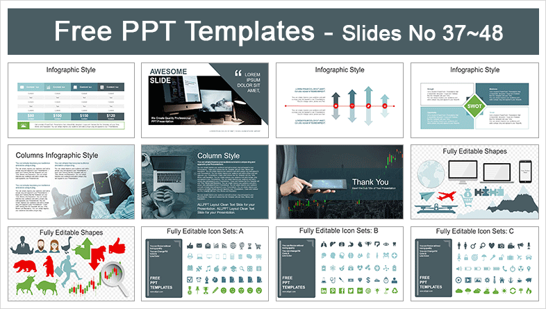  Economical Stock Market PowerPoint Templates			 