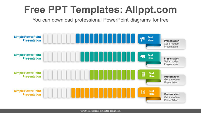  Equalizer Cube Chart PowerPoint Diagram			 