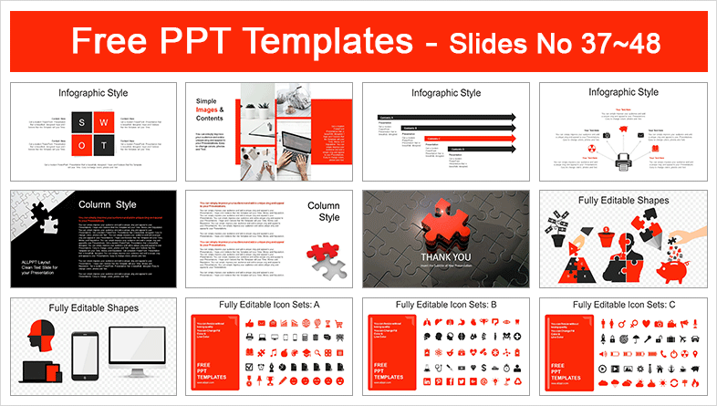  Final Puzzle Piece PowerPoint Templates			 