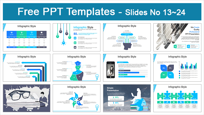  Global Education Solution PowerPoint Templates			 