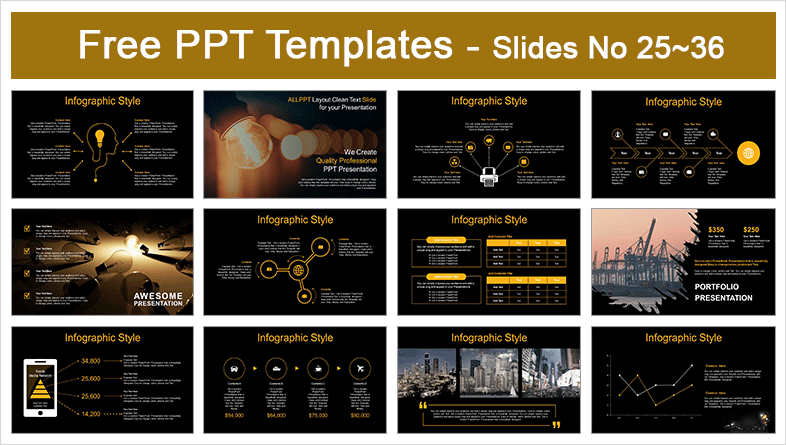  Glowing Light Bulb PowerPoint Templates			 