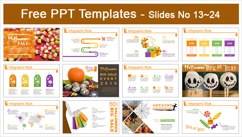  Halloween Big Sale PowerPoint Templates			 