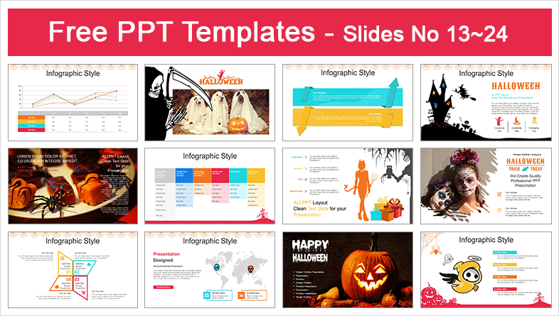  Halloween Festival PowerPoint Templates			 