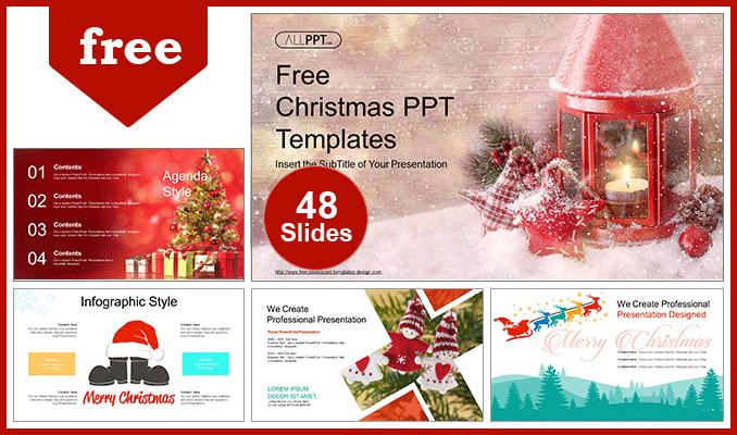  Happy Christmas PowerPoint Templates			 