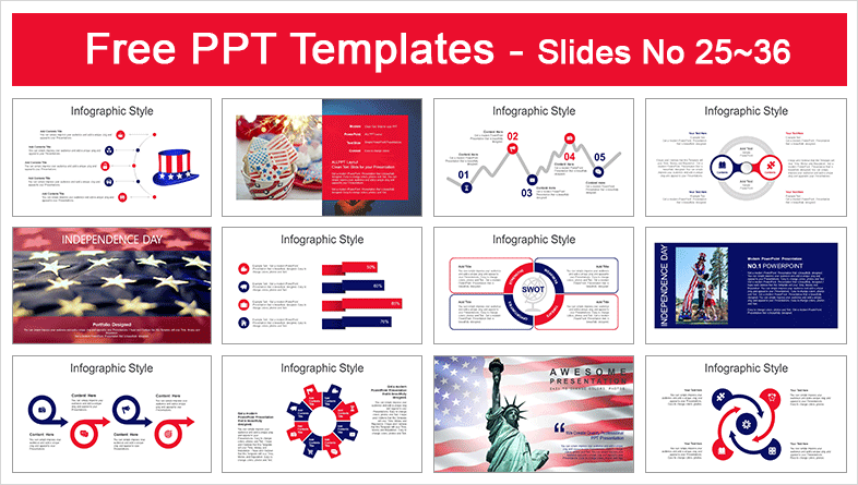  Happy Independence Day PowerPoint Templates 