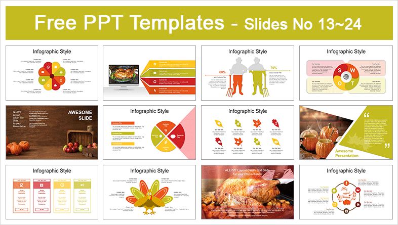  Happy Thanks Giving Day PowerPoint Templates			 