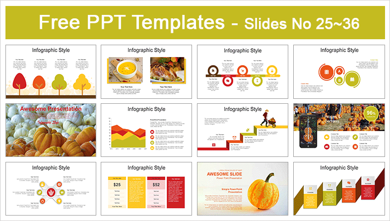  Happy Thanks Giving Day PowerPoint Templates			 