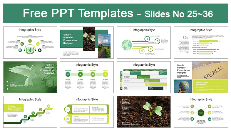  International Peace Day PowerPoint Templates			 