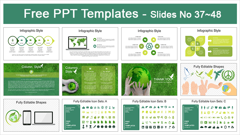  International Peace Day PowerPoint Templates			 