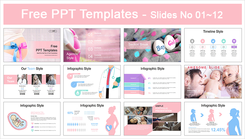  Maternity Hospital PowerPoint Templates			 