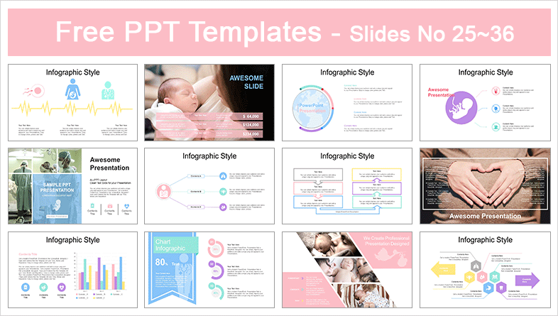  Maternity Hospital PowerPoint Templates			 