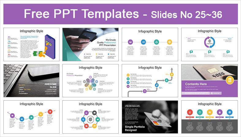  Mobile Wallet PowerPoint Templates			 