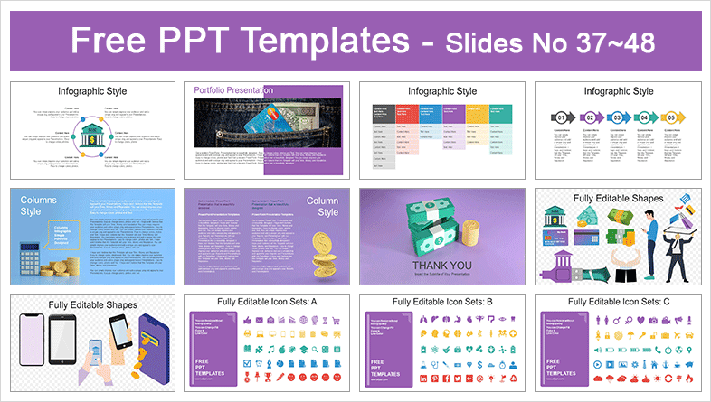  Mobile Wallet PowerPoint Templates			 