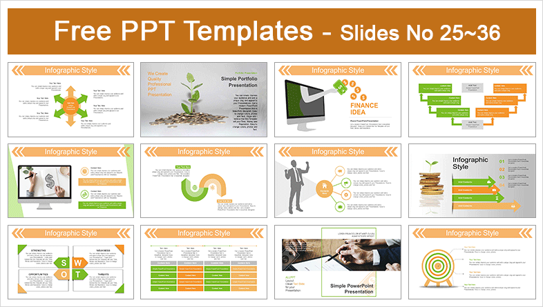  Money Growing Plan PowerPoint Templates			 