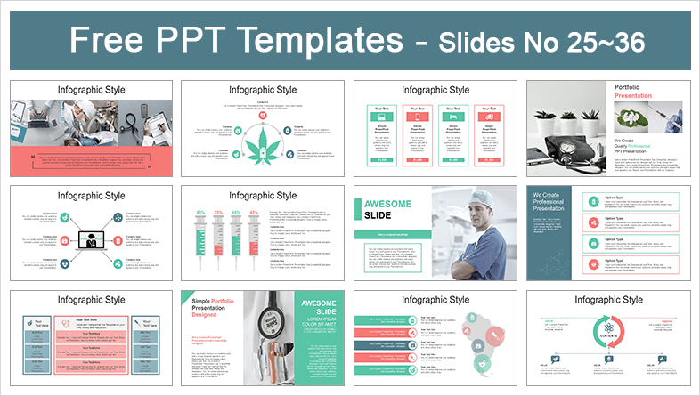  Online Doctor Medical PowerPoint Templates			 