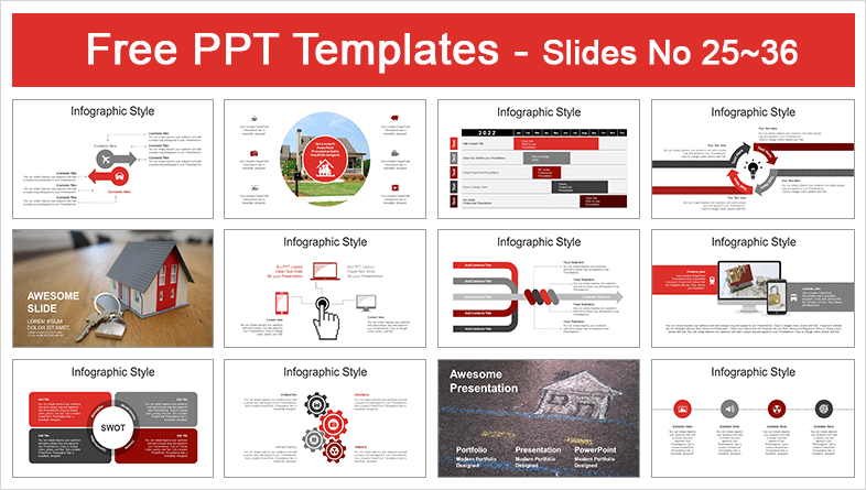  Real Estate Target PowerPoint Templates			 