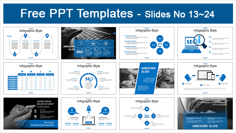  Search Engine Optimization PowerPoint Templates			 