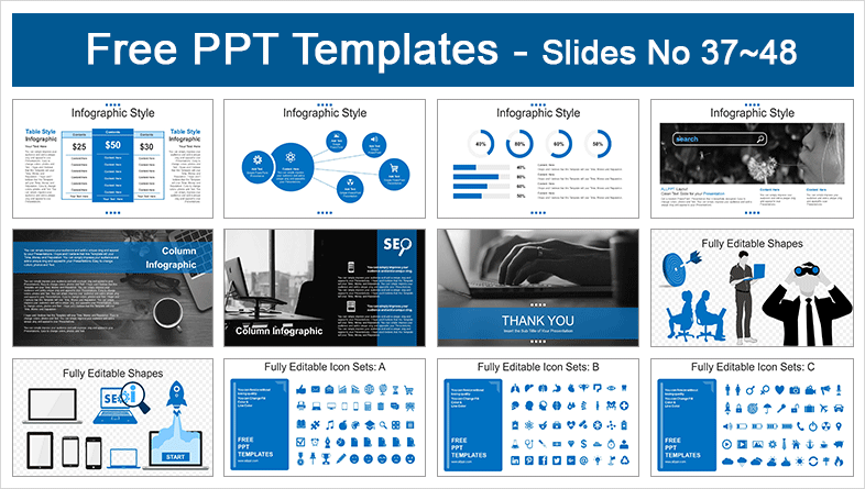  Search Engine Optimization PowerPoint Templates			 