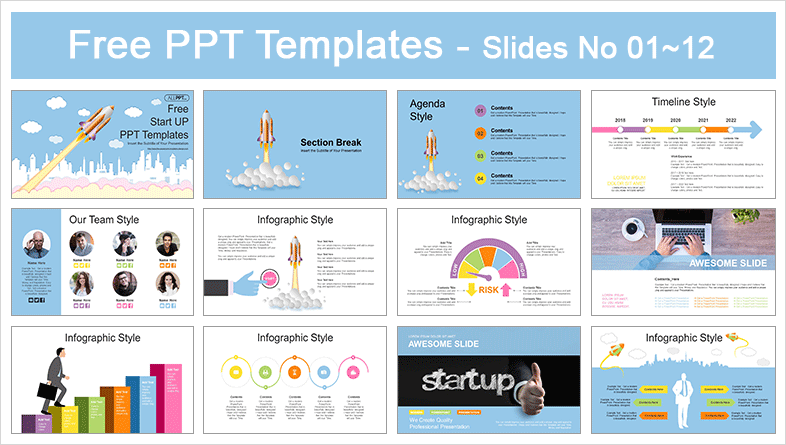  Start Up Business PowerPoint Templates			 