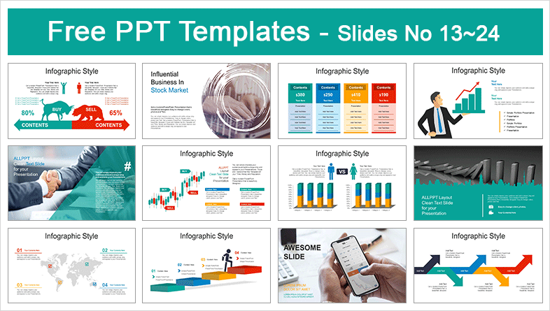  Stock Market Investment PowerPoint Templates			 