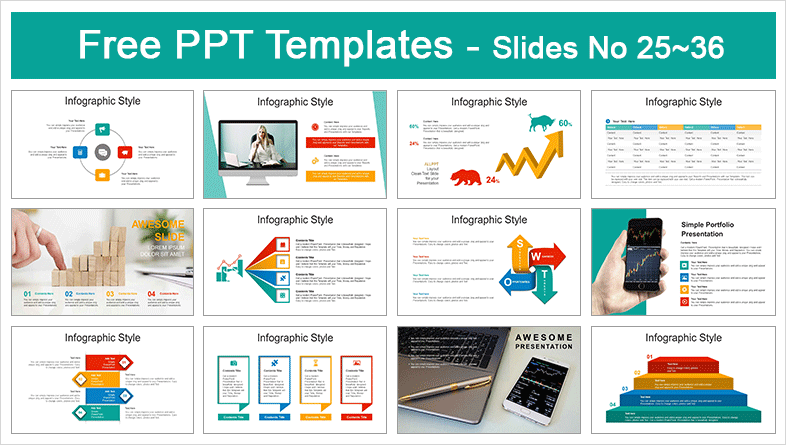  Stock Market Investment PowerPoint Templates			 